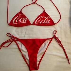 Red Coca Cola String Bikini